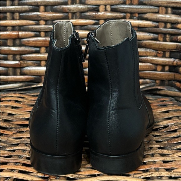 ITALEAU Women's Black Leather Lunella Ankle Booties EU 36.5/6 Made in Itality - Picture 5 of 15